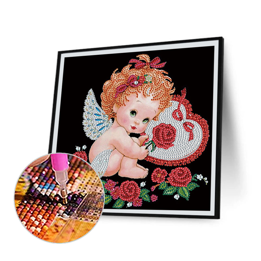 Angel Child - Special Shaped Drill Diamond Painting 30*30CM