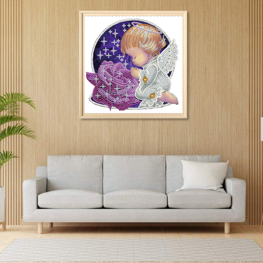 Angel Child - Special Shaped Drill Diamond Painting 30*30CM