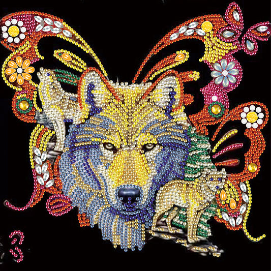 Wolf - Special Shaped Drill Diamond Painting 30*30CM