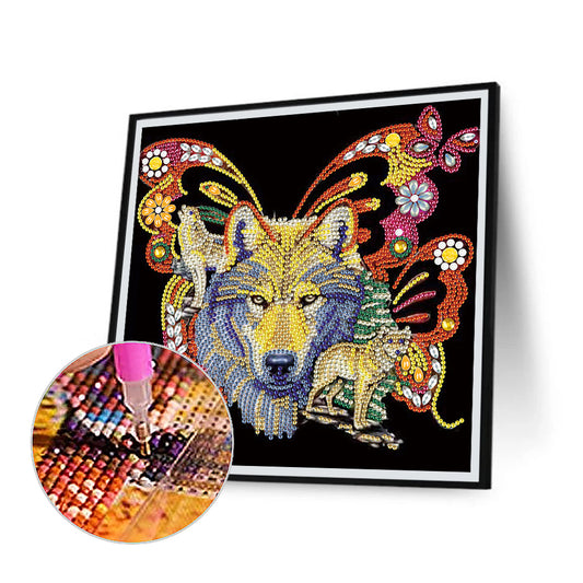Wolf - Special Shaped Drill Diamond Painting 30*30CM
