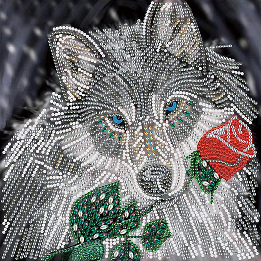 Wolf - Special Shaped Drill Diamond Painting 30*30CM