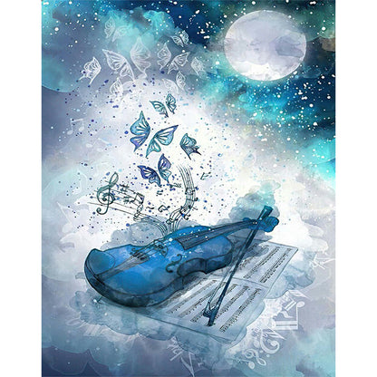 Violin - Full Square Drill Diamond Painting 30*40CM