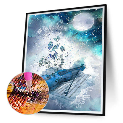 Violin - Full Square Drill Diamond Painting 30*40CM