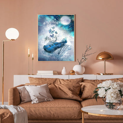Violin - Full Square Drill Diamond Painting 30*40CM