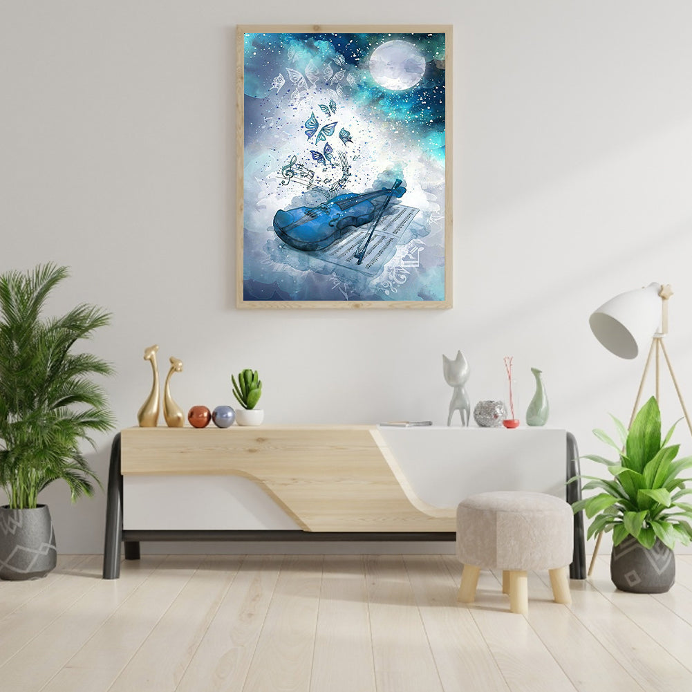 Violin - Full Square Drill Diamond Painting 30*40CM