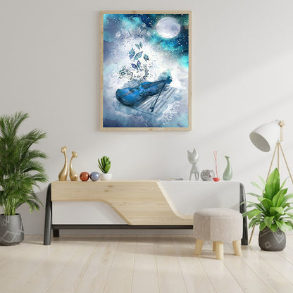 Violin - Full Square Drill Diamond Painting 30*40CM