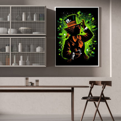 Alice In Wonderland Mad Hatter - Full Square Drill Diamond Painting 30*40CM