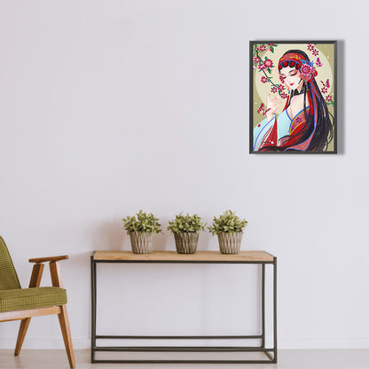 Opera Woman - Special Shaped Drill Diamond Painting 30*40CM