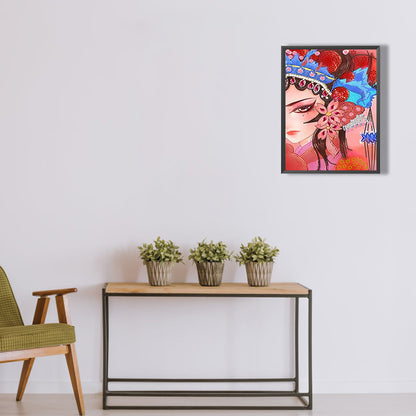 Opera Woman - Special Shaped Drill Diamond Painting 30*40CM