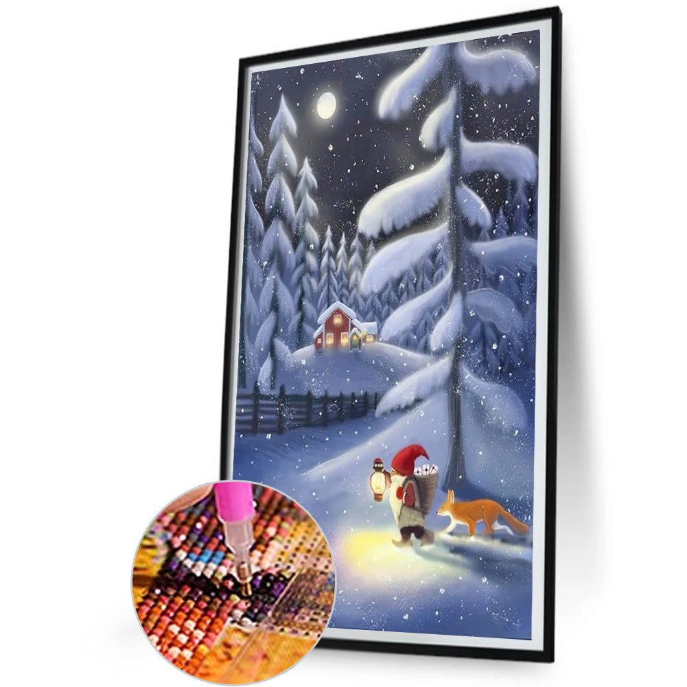 Snow Goblin - Full Round Drill Diamond Painting 40*60CM