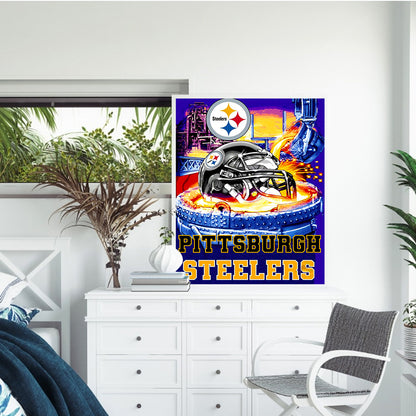 Pittsburgh Steelers Logo - Full Square Drill Diamond Painting 40*50CM