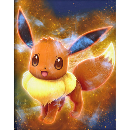 Pokemon Eevee - Full Round Drill Diamond Painting 30*40CM