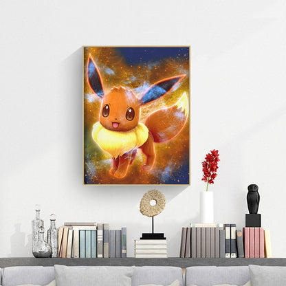 Pokemon Eevee - Full Round Drill Diamond Painting 30*40CM