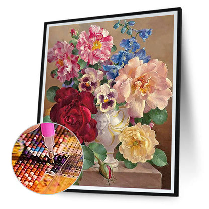 Bouquet - Full Round Drill Diamond Painting 30*40CM