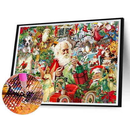 Christmas Collection - Full Round Drill Diamond Painting 40*30CM