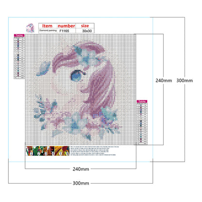 Unicorn - Full Square Drill Diamond Painting 30*30CM