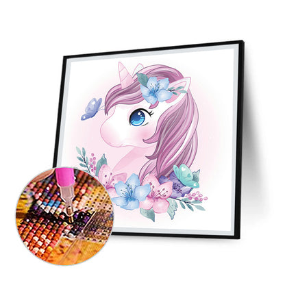 Unicorn - Full Square Drill Diamond Painting 30*30CM