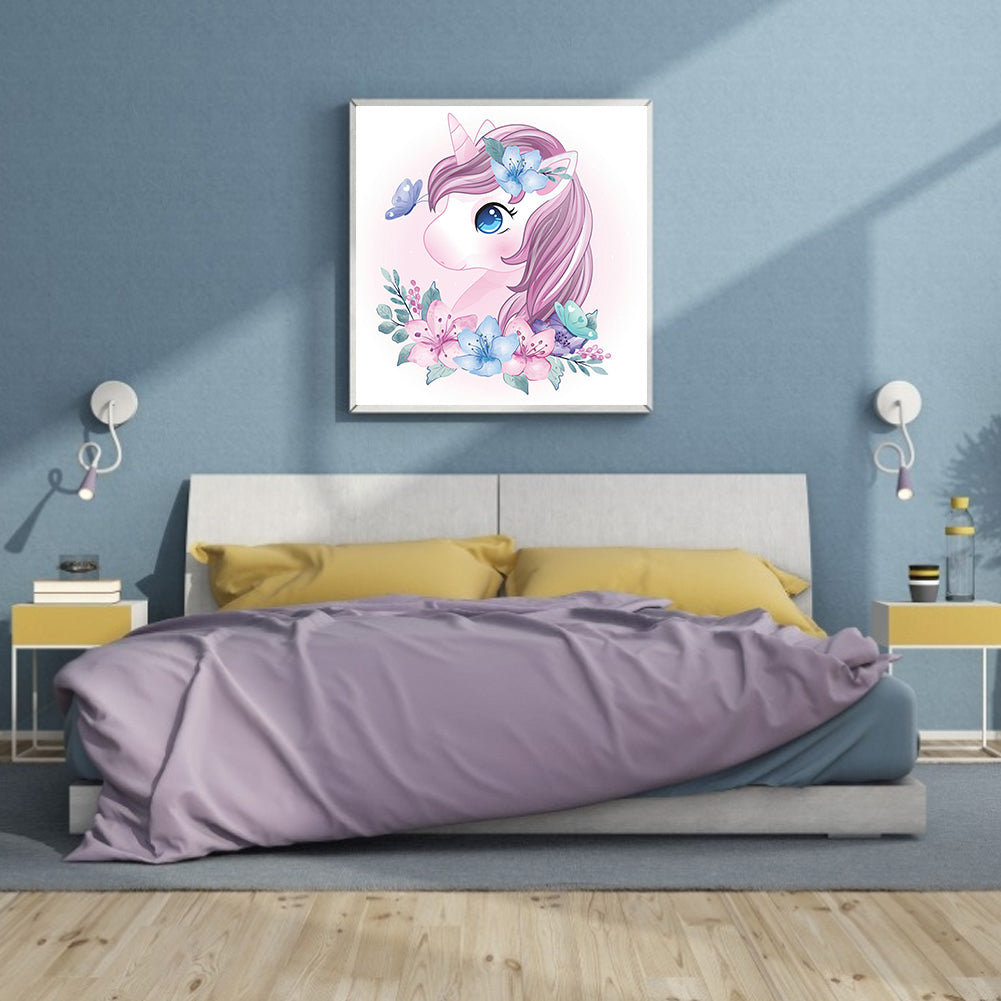 Unicorn - Full Square Drill Diamond Painting 30*30CM