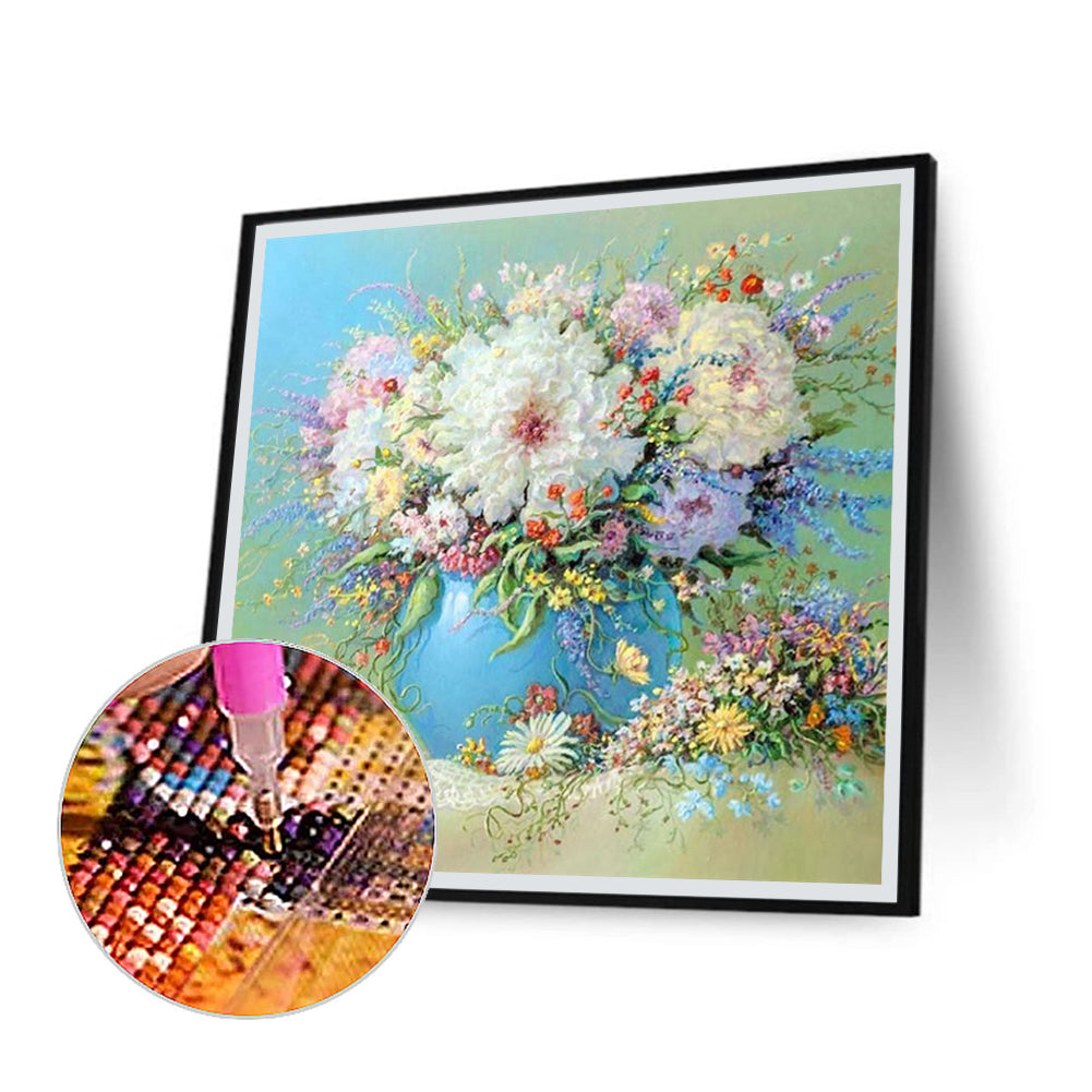 Bouquet - Full Round Drill Diamond Painting 50*50CM