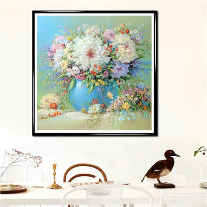 Bouquet - Full Round Drill Diamond Painting 50*50CM