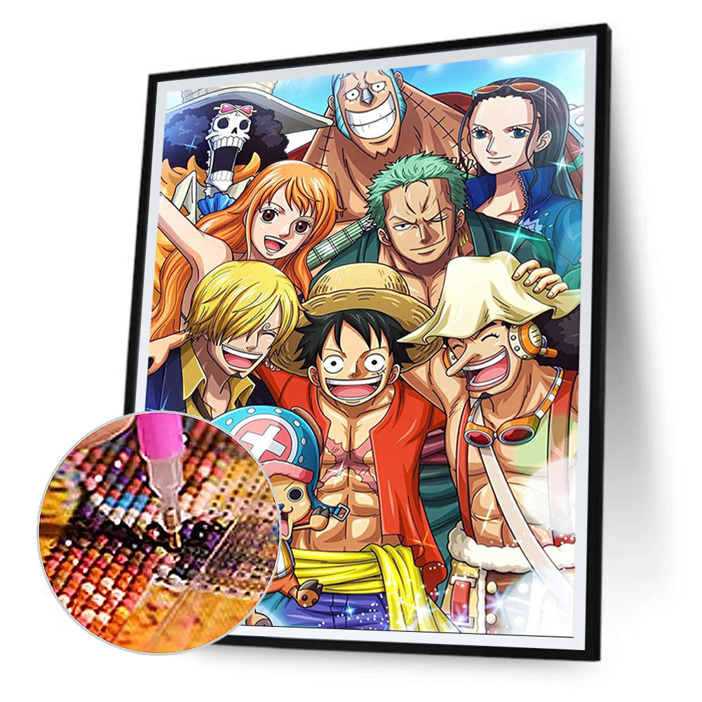 One Piece - Full Round Drill Diamond Painting 40*50CM