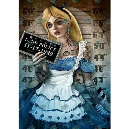 Alice File - Full Round Drill Diamond Painting 40*50CM