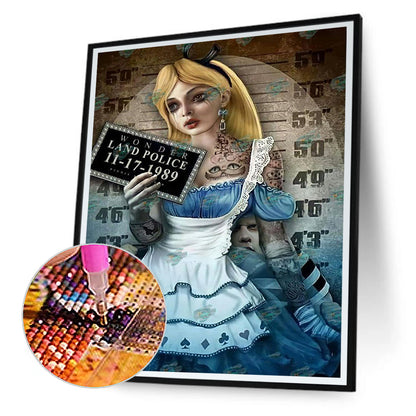 Alice File - Full Round Drill Diamond Painting 40*50CM