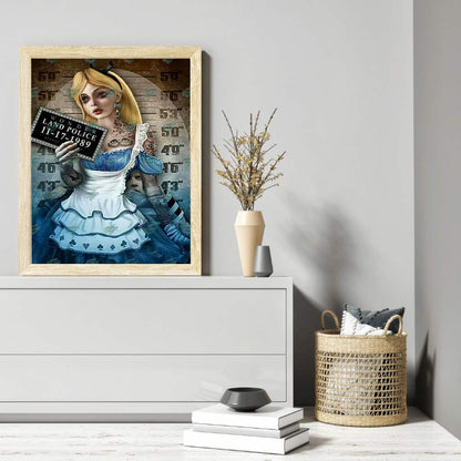 Alice File - Full Round Drill Diamond Painting 40*50CM