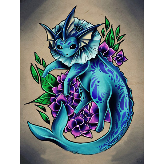 Pok¨¦mon Series - Full Round Drill Diamond Painting 30*40CM