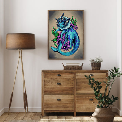 Pok¨¦mon Series - Full Round Drill Diamond Painting 30*40CM