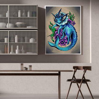 Pok¨¦mon Series - Full Round Drill Diamond Painting 30*40CM