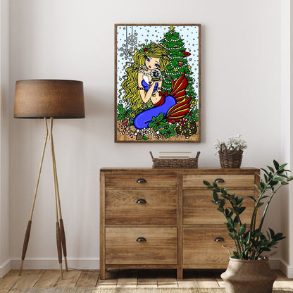 Christmas - Full Round Drill Diamond Painting 30*40CM