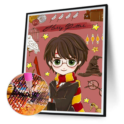 Harry Potter - Full Round Drill Diamond Painting 40*50CM