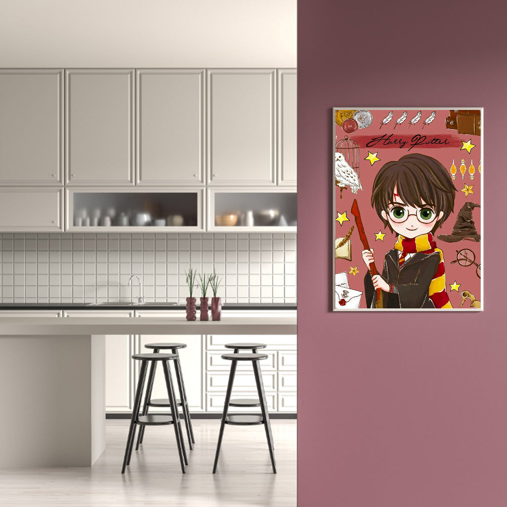 Harry Potter - Full Round Drill Diamond Painting 40*50CM