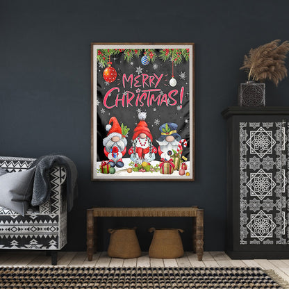 Christmas Gnome - Full Round Drill Diamond Painting 30*40CM