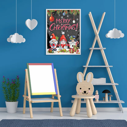 Christmas Gnome - Full Round Drill Diamond Painting 30*40CM