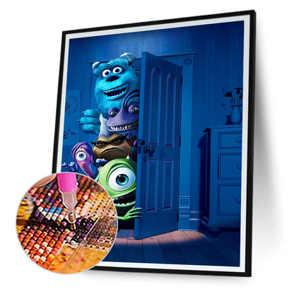 Monsters Inc. - Full Round Drill Diamond Painting 30*40CM
