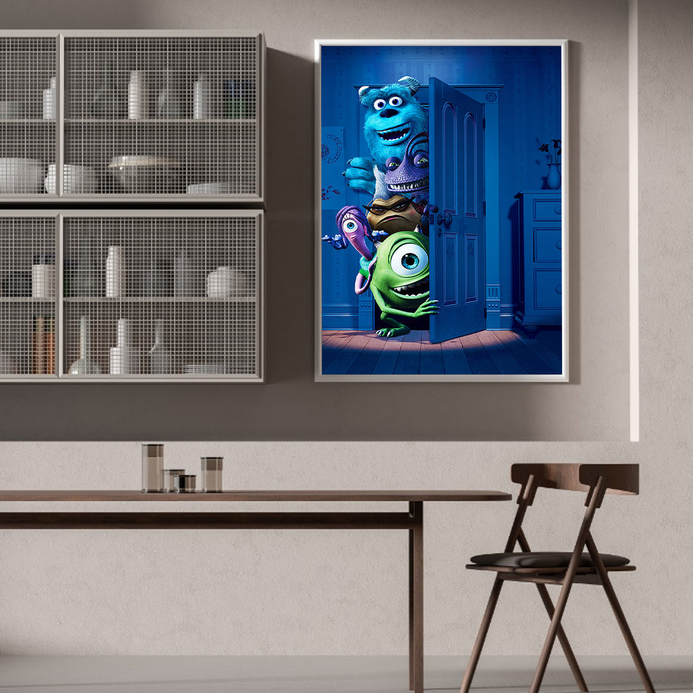 Monsters Inc. - Full Round Drill Diamond Painting 30*40CM