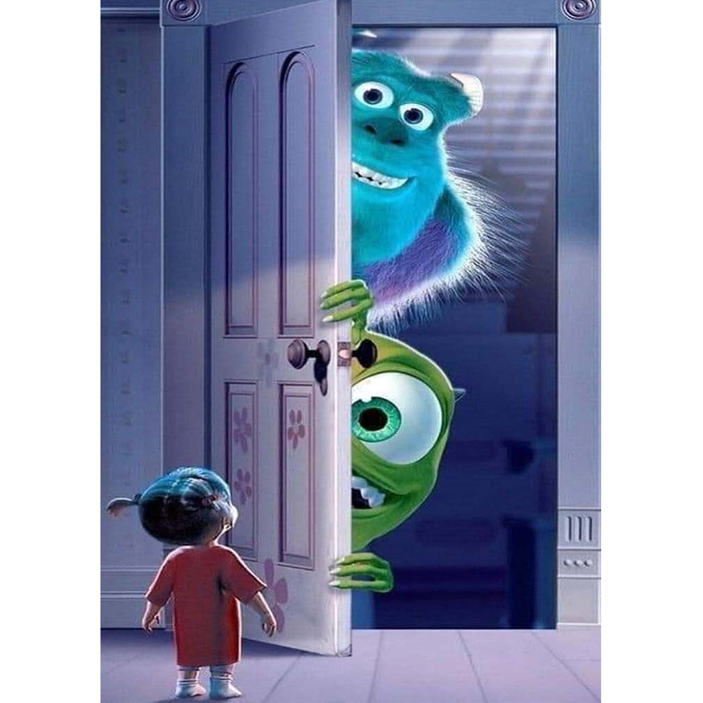 Monsters Inc. - Full Round Drill Diamond Painting 30*40CM