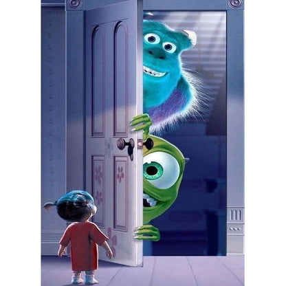 Monsters Inc. - Full Round Drill Diamond Painting 30*40CM