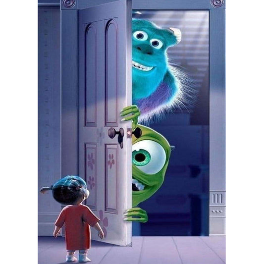 Monsters Inc. - Full Round Drill Diamond Painting 30*40CM