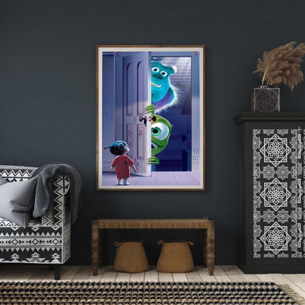 Monsters Inc. - Full Round Drill Diamond Painting 30*40CM