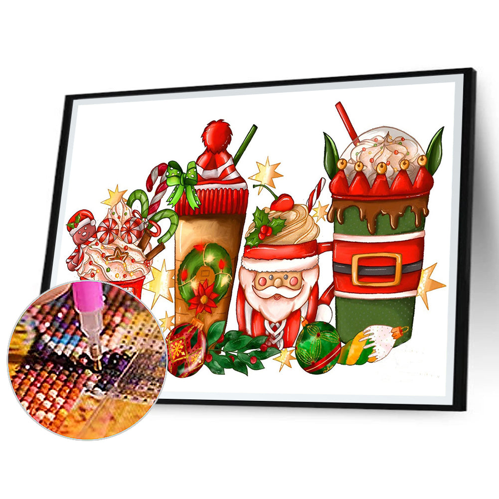 Christmas Tea - Full Round Drill Diamond Painting 40*30CM