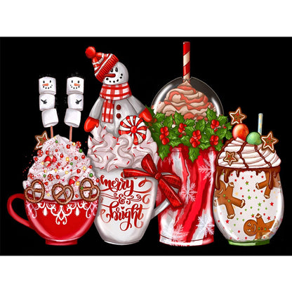 Christmas Tea - Full Round Drill Diamond Painting 40*30CM