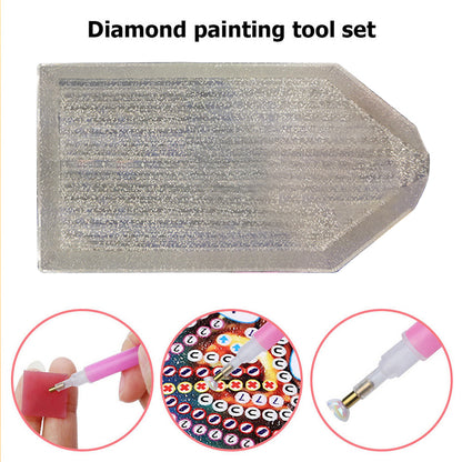 DIY Diamonds Painting Tray Plate Art Crafts Rhinestones Tray Sorting Accessories