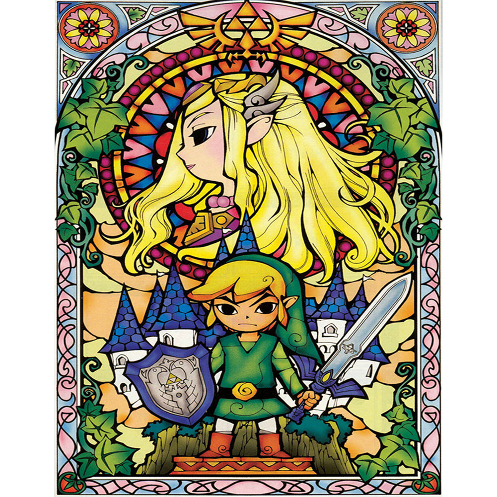 The Legend Of Zelda The Wind Waker - Full Round Drill Diamond Painting 40*50CM