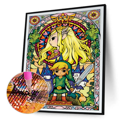 The Legend Of Zelda The Wind Waker - Full Round Drill Diamond Painting 40*50CM