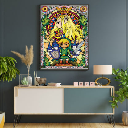 The Legend Of Zelda The Wind Waker - Full Round Drill Diamond Painting 40*50CM