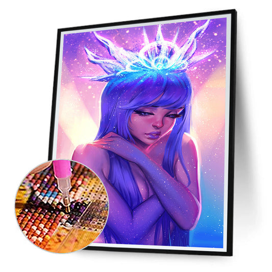 Ice Queen - Full Round Drill Diamond Painting 40*50CM