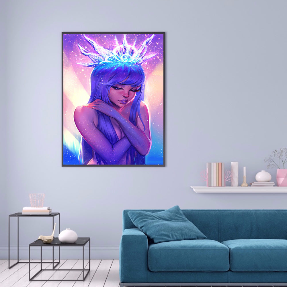 Ice Queen - Full Round Drill Diamond Painting 40*50CM